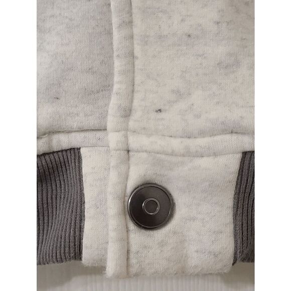 🙂 Gymboree Boy's Like A Boss Varsity Long Sleeve Smile Snap Sweat Jacket Size M - Picture 4 of 13